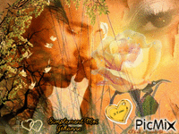 L'Amour est une fleur dont l'homme est la tige ... - Bezmaksas animēts GIF