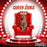 Queen Živka GIF animasi