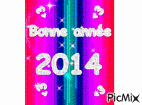 Bonne année 2014 - Free animated GIF