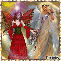 Két angyal GIF animé