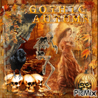 Gothic Autumn - GIF animé gratuit