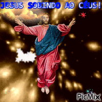 JESUS SOBINDO AO CÉUS animált GIF