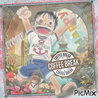 Greeting Tuesday Coffee Break - GIF animé gratuit
