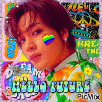 nct hello future haechan - Δωρεάν κινούμενο GIF