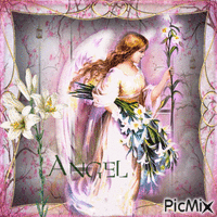 Flower Angel GIF animé