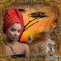 Metisse woman... - Free animated GIF