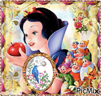 blanche neige 动画 GIF