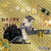 happy new year 2014 Animiertes GIF