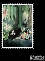 Moomin stamp GIF animata