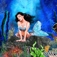 Mermaid GIF animé