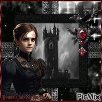 {###}Gothic Emma Watson{###} GIF animé