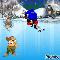 hockey animovaný GIF