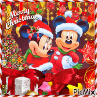 Joyeux Noël , Mickey et Minnie