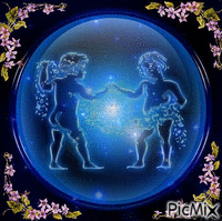 Astrology Gemini - Animovaný GIF zadarmo