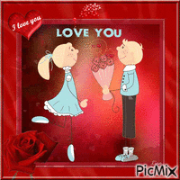 Love (ST Valentin) - Animovaný GIF zadarmo