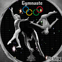 Gymnaste. - GIF animado grátis