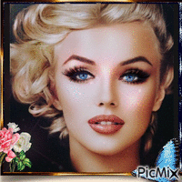 la bella Marilyn GIF animé