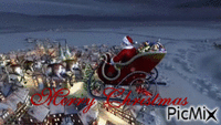 MERRY CHRISTMAS animowany gif
