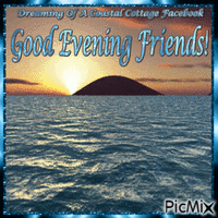 Good Evening Friends! - GIF animé gratuit