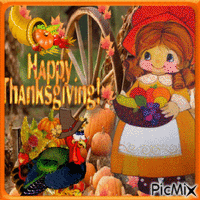 Happy Thanksgiving анимированный гифка