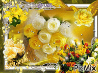 Frames and Flowers ma création sylvie - Безплатен анимиран GIF