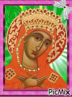 Mẹ Maria geanimeerde GIF