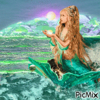 Sirena animowany gif