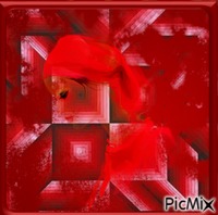 Pop art rouge GIF animé