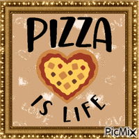 Pizza is Life GIF แบบเคลื่อนไหว