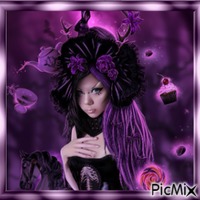 Gothique en violet.