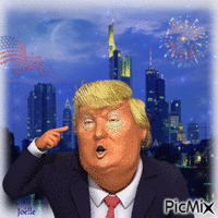 Donald Trump   45ᵉ président des États-Unis ! GIF animé