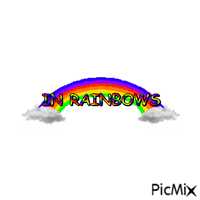 in rainbows - Gratis animerad GIF