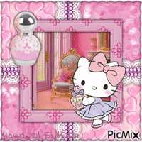 ♦♥♦♥♦Fancy Little Hello Kitty♦♥♦♥♦ GIF animata