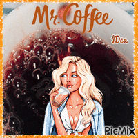 Mr Coffee    mur анимиран GIF