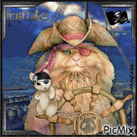 Pirate fantasy - GIF animado gratis