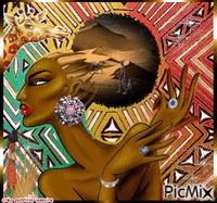 Africaine анимиран GIF