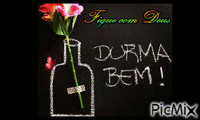 Boa Noite flores - Darmowy animowany GIF