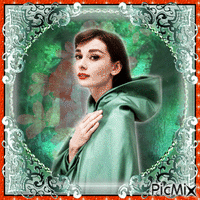 Audrey Hepburn, Actrice Britannique анимиран GIF