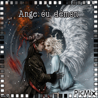 ange ou démon - GIF animado grátis