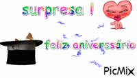 surpresa! feliz aniverssário - Ücretsiz animasyonlu GIF