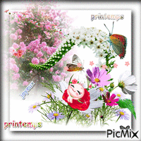 printemps - Zdarma animovaný GIF