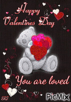 Valentine Tatty Teddy animerad GIF