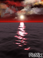 sunset animēts GIF
