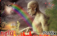 hombre de arena - Ingyenes animált GIF