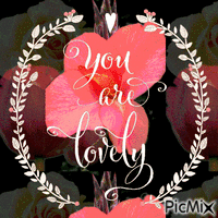 You are lovely