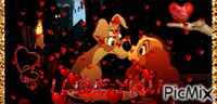 lilli e il vagabondo love - Gratis animerad GIF