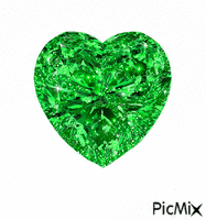 Emerald Heart - Free animated GIF