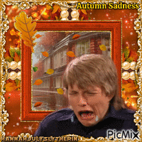 {Sterling Crying: Autumn Sadness} - Zdarma animovaný GIF