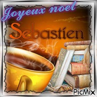 Joyeux noël sebastien - Бесплатный анимированный гифка