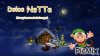dolce notte natale - GIF animate gratis